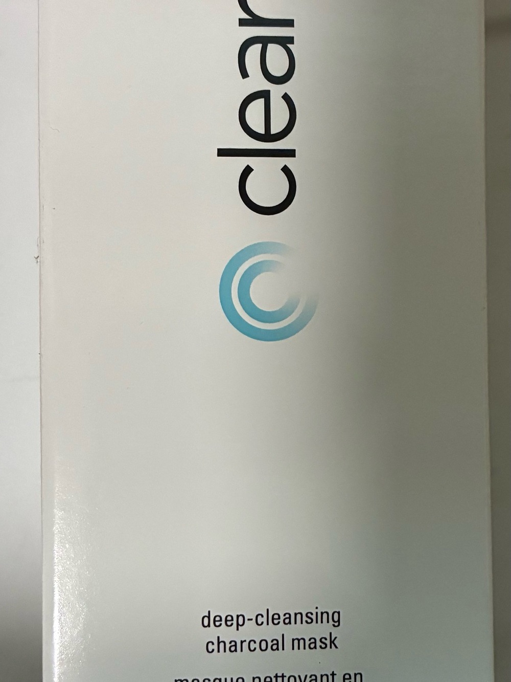 Mary Kay Clean + Deep-Cleansing Charcoal Mask — White & Light Blue Packaging